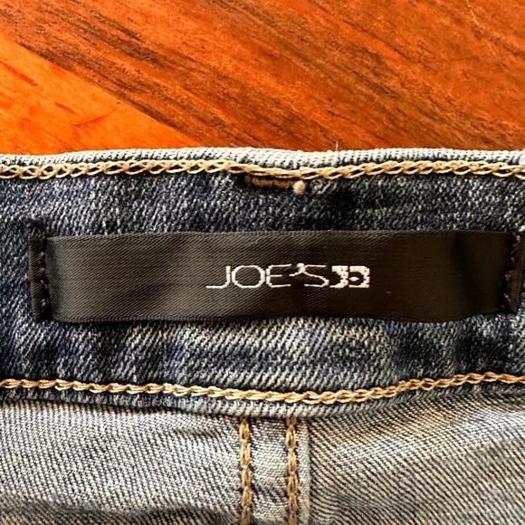 Joe's Jeans Distressed Blue Denim Shorts - Picture 2 of 4